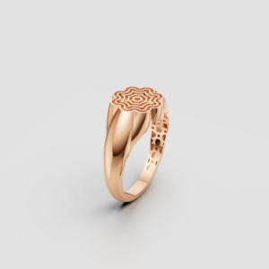 Anillo Geometric flower